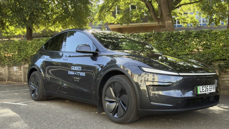 The newest Gilberts electric Tesla, 2026
